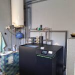 Montaż kotła Kostrzewa na pellet